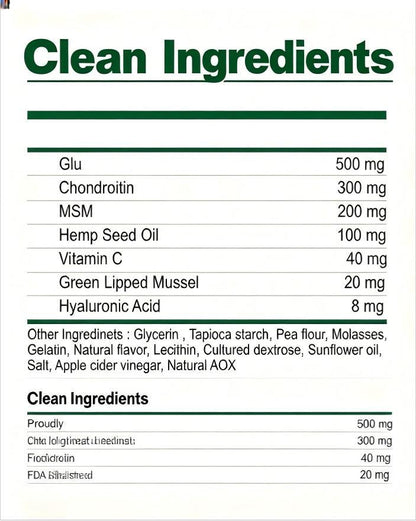 Youmile Hip & Joint Health Supplement For Dogs 120 Chews, Glucosamine Chondroitin MSM Dog Chews With Hyaluronic Acid, Liver Flavored Bone & Joint Support Supplement, For All Breeds