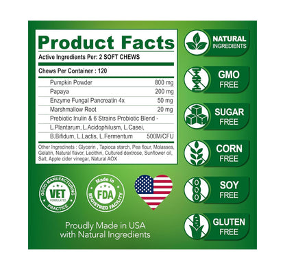 Youmile Dog Wellness Formula For Dogs Soft Chews For Seasonal Allergies, Gut, And Digestive Health. Vet-Reviewed, Premium-Quality Ingredients - Supplements Dog Vitamin